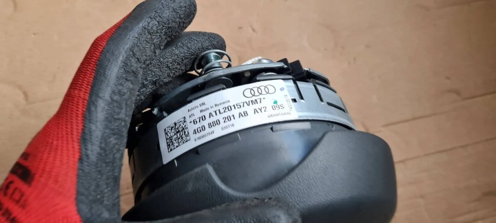фото №9, A6 c7 4g рестайлінг подушка кермо подушка  sline гранітово-сірий 4g0880201ab a7 4g