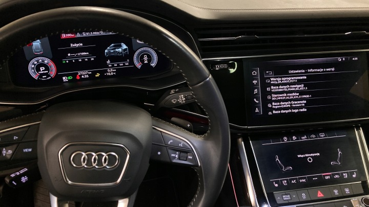 фото №7, Польские меню audi a3 s3 rs3 a4 s4 rs4 s5 rs5 a5 a7 a6 c8 q8 q5 sq5 usa/eu