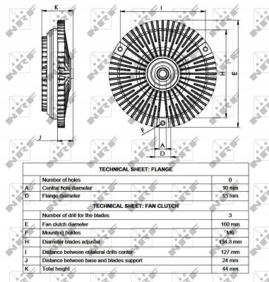 фото №15, Nrf сцепление вязкостный mercedes sprinter 208-216/308-316/408-416 cdi 00-06