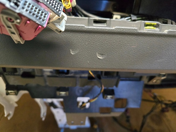 фото №6, Mercedes sprinter w907 консоль панель роздавальна каркас обігрівач instala