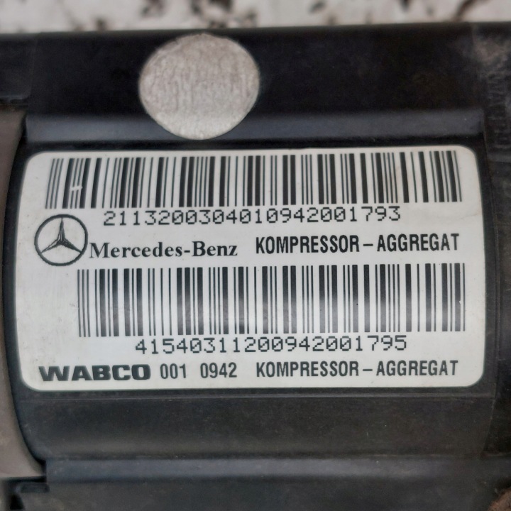 фото №12, Mercedes cls w219 3,5 насос подвески компрессор wabco 4430201671