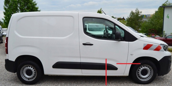 фото №1, Поріг кутник róg праві перед передня частина partner berlingo iv 4 18-