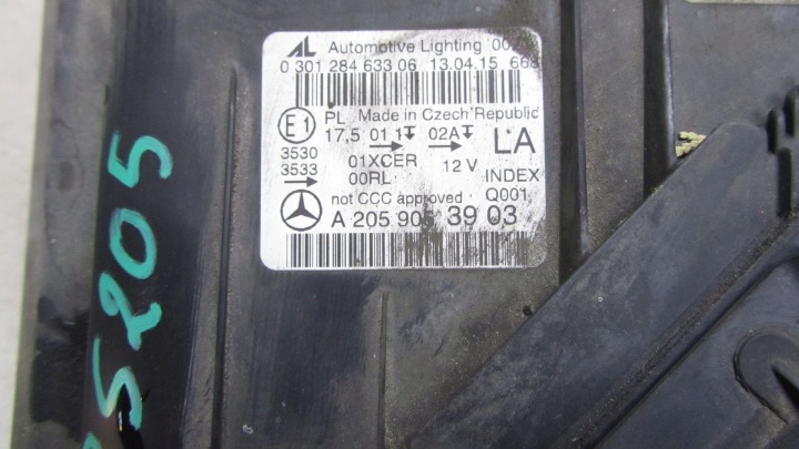 фото №8, Mercedes c-klasa w205 фара led ліва перед a2059063903 14-