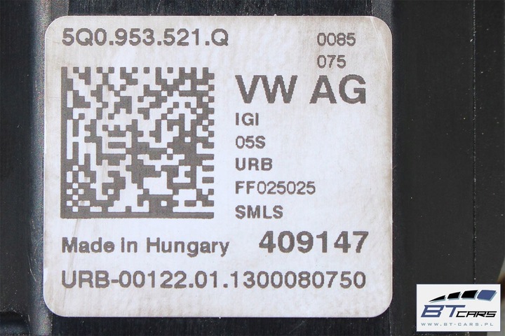 фото №8, Vw skoda підкермові важелі кермо 5q0953502n 5q0953521q 5q0 953 502 n 5q0 953 521