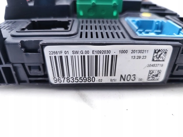 фото №7, Citroen c2 рамка / модуль предохранителей 1.4 hdi дизель 50kw 68 hp 2007