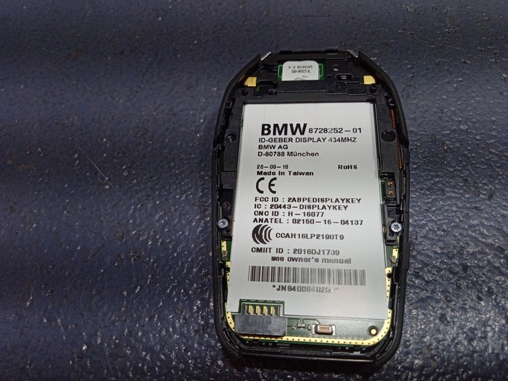 фото №5, Bmw g20 g14 g15 g05 g07 ключ pilot дисплей key 8728252