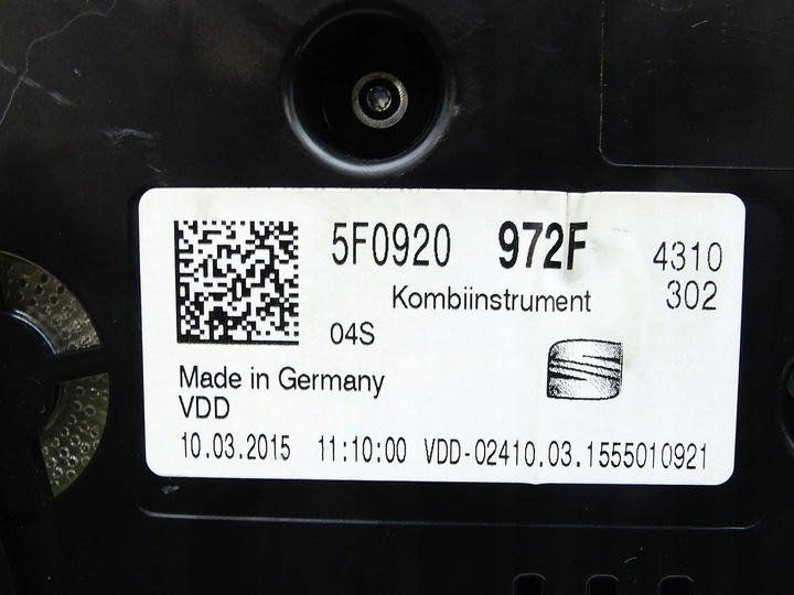 фото №9, Спідометр  прилади seat leon iii cupra 2.0 tsi cjx 5f0920972f