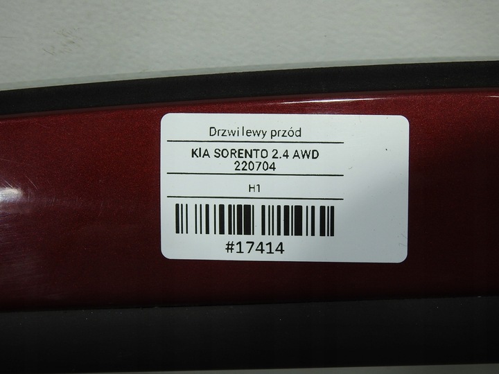 фото №10, Дверь левый перед r1 kia sorento i