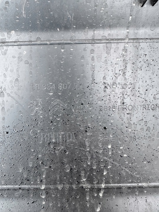 фото №6, Планка na двері праві передні citroen c3 iii рестайлінг 20- 9833480777