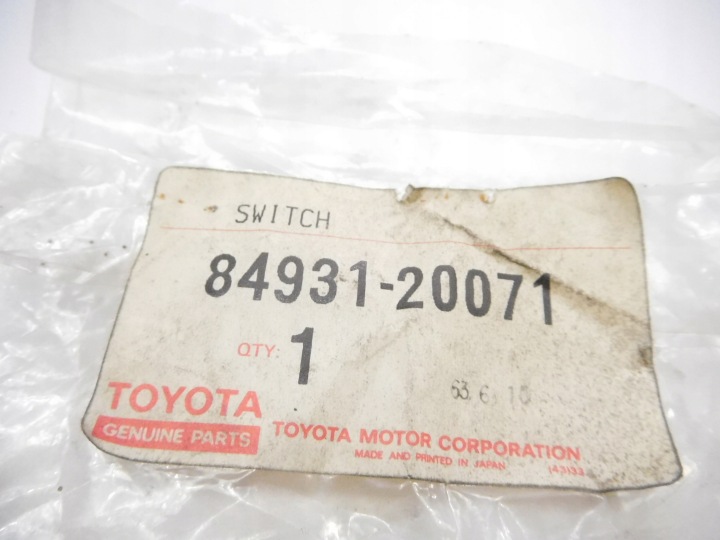 фото №8, Перемикач, керування дверима toyota corolla oem номер 84931-20071