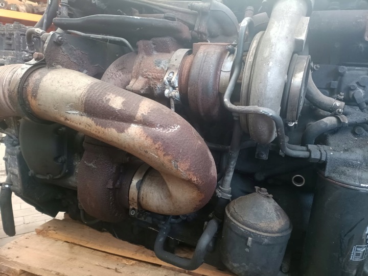 фото №8, Двигатель scania двигатель dt12 17l 01 повреждённая поддон
