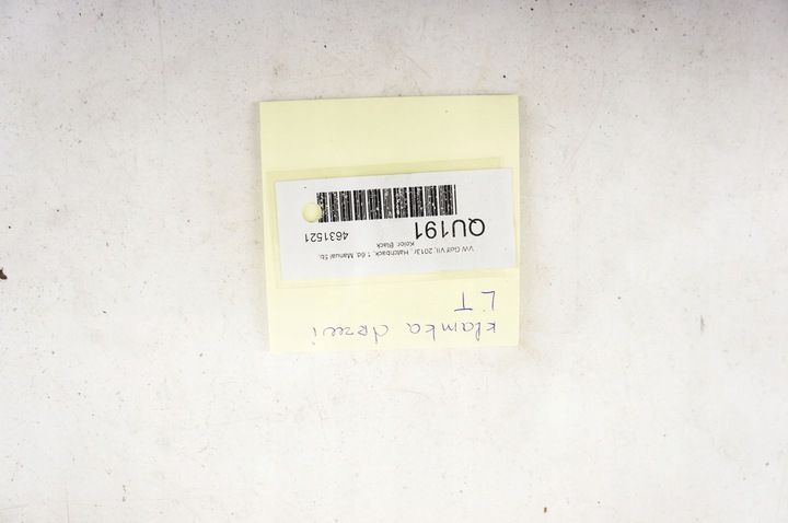 фото №6, Qu191 vw golf vii ручка дверь левый зад 5n0839885h deep чёрный жемчуг lc9x