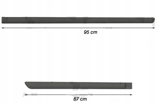 фото №3, Opel combo c 5d 2000-2010 планка дверь левая перед+