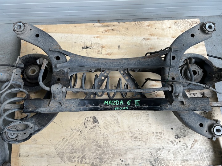 фото №6, Подвешивание балка задняя ось тележка зад mazda 6 iii рестайлинг sedan 2.2d 2.2 дизель