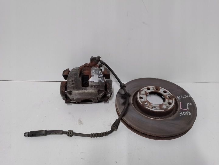 фото №1, Peugeot 3008 ii супорт гальмівний лівий перед