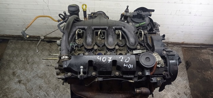 фото №7, Peugeot 407 307 двигун стійка 2.0 hdi 136 km 10dytj rhr справний