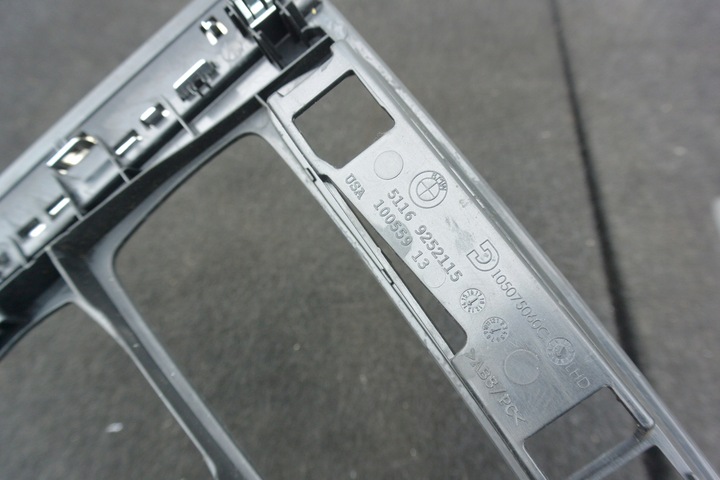 фото №9, Рамка панель dekor консолі тунелю важіль перемикання передач bmw x5 x6 f15 f16 usa