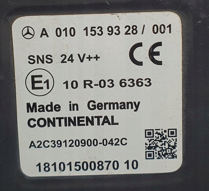фото №5, Лямбда-зонд датчик nox mercedes actros mp4 евро 6 a0101539328
