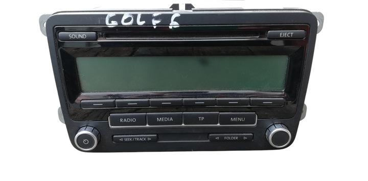 фото №1, Радио радиопроигрыватель cd volkswagen golf vi passat b6 оригинальный номер 1k0035186aa