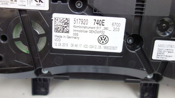 фото №7, Спідометр  прилади volkswagen sportsvan 17696km 517920740e