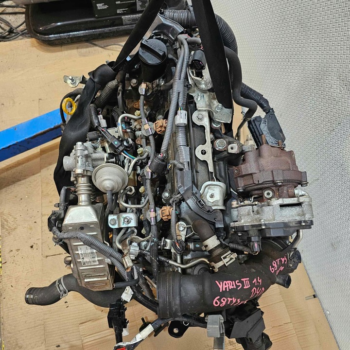 фото №8, Toyota yaris iii 1.4 d4d двигун двигун комплектний 1nd