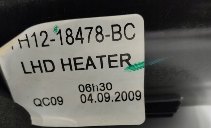 фото №8, Обігрівач land rover defender 2.2 2.4 tdci 7h12-18478-bc 2007-2014 європа
