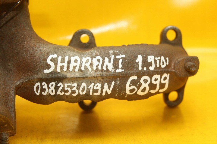 фото №8, Коллектор выпускной geometria турбины vw sharan i fl 1.9 tdi 038253019n