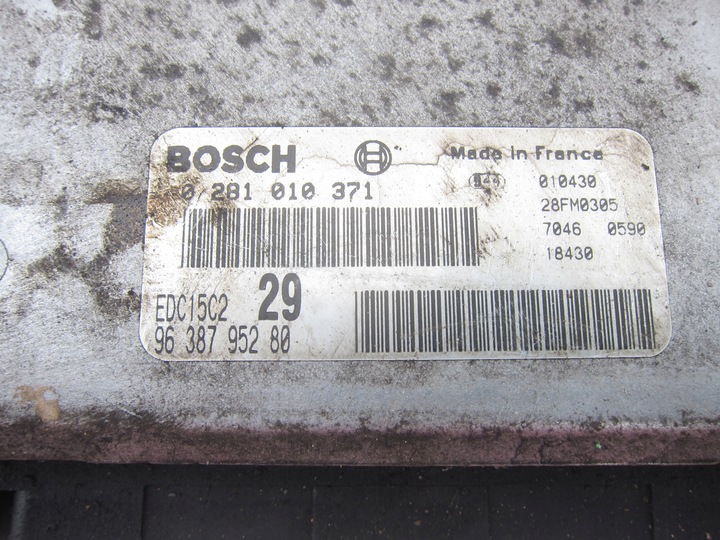 фото №3, Компьютер 0281010371 9638795280 peugeot citroen