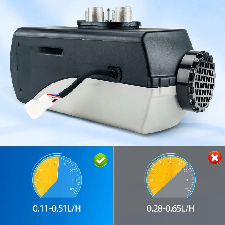 фото №11, Обігрівач 8kw 12v вихлопна подання повітря  масла вебасто обігрів стояночний