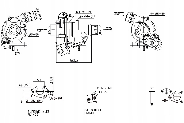 фото №2, Турбонагнетатель mercedes citan mixto двойной cabin citan mpv citan