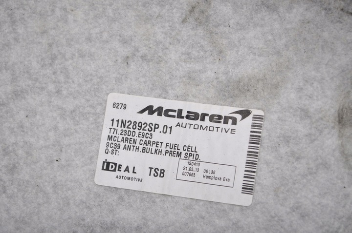 фото №8, Mclaren mp4 spider обивка 11n2892sp.01