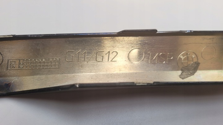 фото №10, Планка ґрати бічної права bmw 7 g11 g12 хром