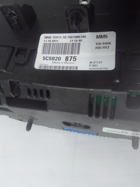 фото №14, Vw beetle 16- спідометр  прилади 5c5920875 usa