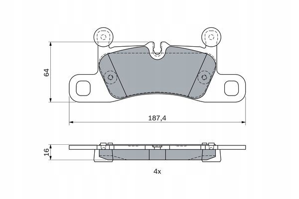 фото №14, Гальмівні колодки ham. porsche t. 911/boxster/cayenne 2,9-4,0 12-