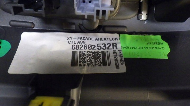 фото №10, Рамка защита панель управление кондиционер renault captur i рестайлинг 682602532r