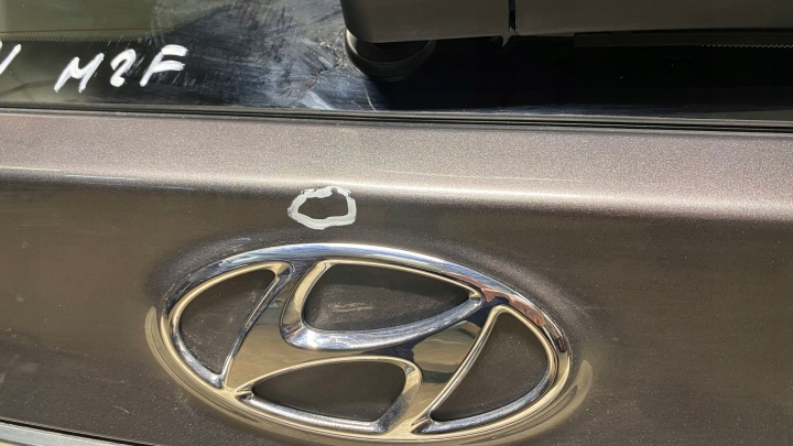 фото №6, Hyundai santa fe iv кришка багажника кришка m2f 18-