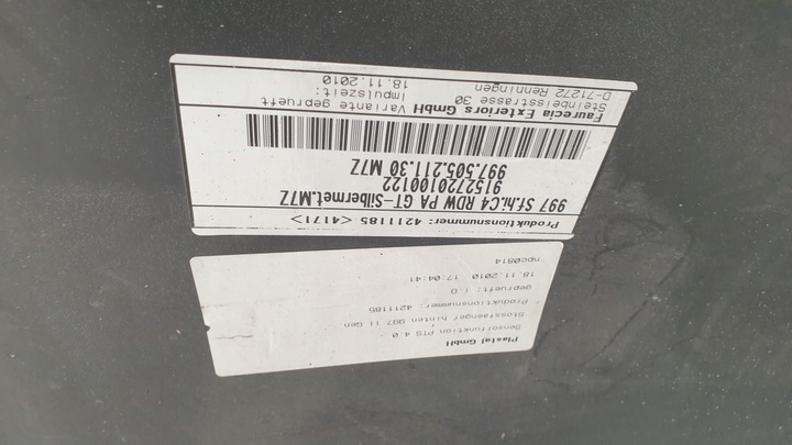 фото №11, Porsche 911 997 рестайлінг c4 бампер зад задній