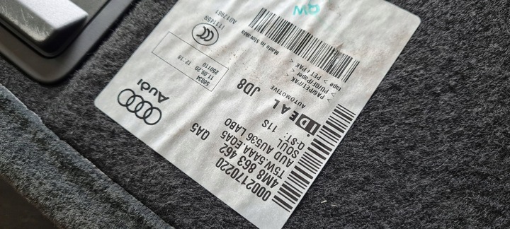 фото №12, Sq8 4m rsq8 q8 захист плита килимок оббивка багажника зад 4m8863462