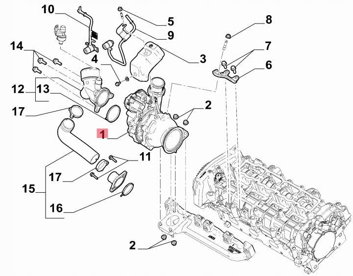 фото №15, Fiat ducato 21- турбокомпрессор / турбина 46348969 oem номер
