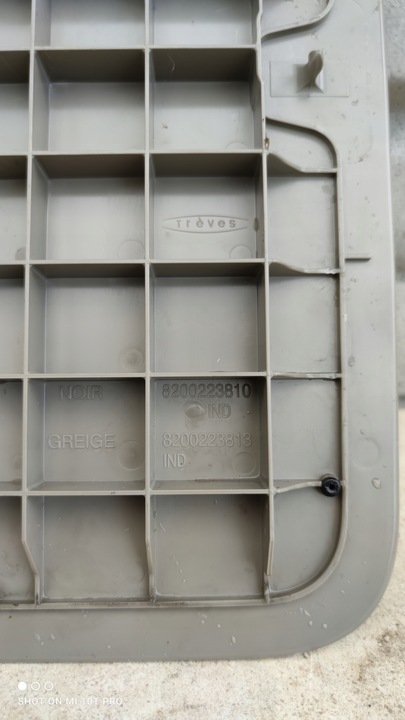 фото №3, Крышка бардачка пола зад scenic ii 8200223810