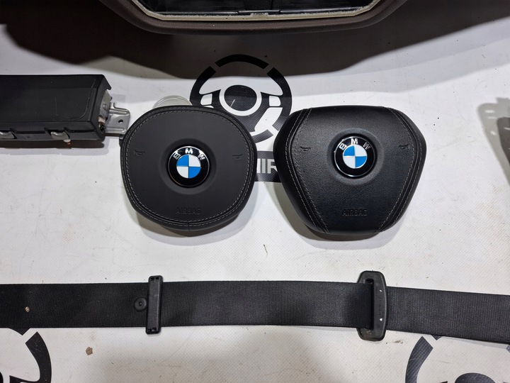 фото №5, Bmw 5 g30 g31 шкіра коричневий dół панель консоль подушка безпеки подушки ремені ремонт