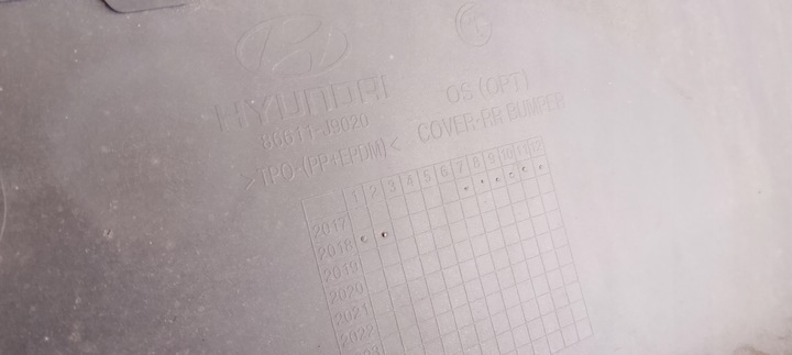 фото №9, Бампер зад задний hyundai kona 17-22rok 86610-j9000 86611-j9020 оригинал