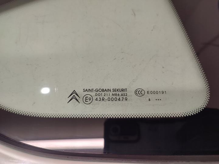 фото №6, Скло кузовна праві зад citroen c5 iii sedan 08r 2008-2017 бокова