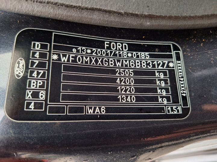 фото №13, Ford galaxy ii mk3 06-10 капот кришка кришка двигуна x6