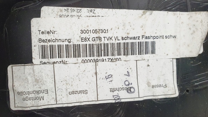 фото №11, Обивка боковина дверь левый перед bmw e81 e87 евро