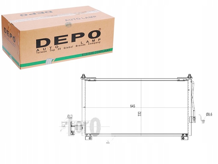 фото №8, Радиаторов кондиционера loro 030-016-0018