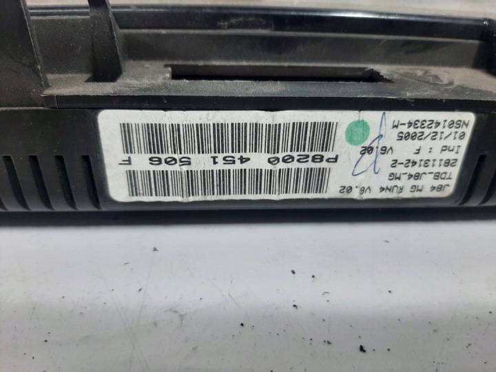 фото №9, Renault scenic ii 2.0 16v 03r спидометр приборы 8200451506f