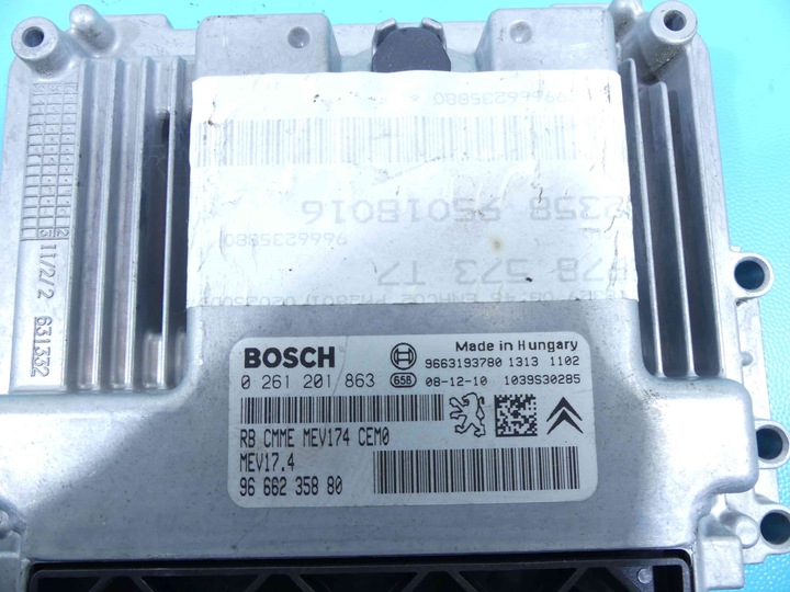 фото №8, Комп'ютер peugeot 308 i 0261201863 1.6 16v