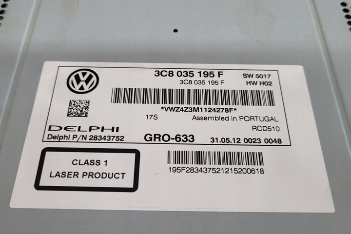 фото №7, Радіо з навігація vw passat варіант b7 365 3c8035195f 1.6l дизель 77kw