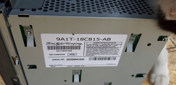 фото №5, Радио lincoln mkx 2010r